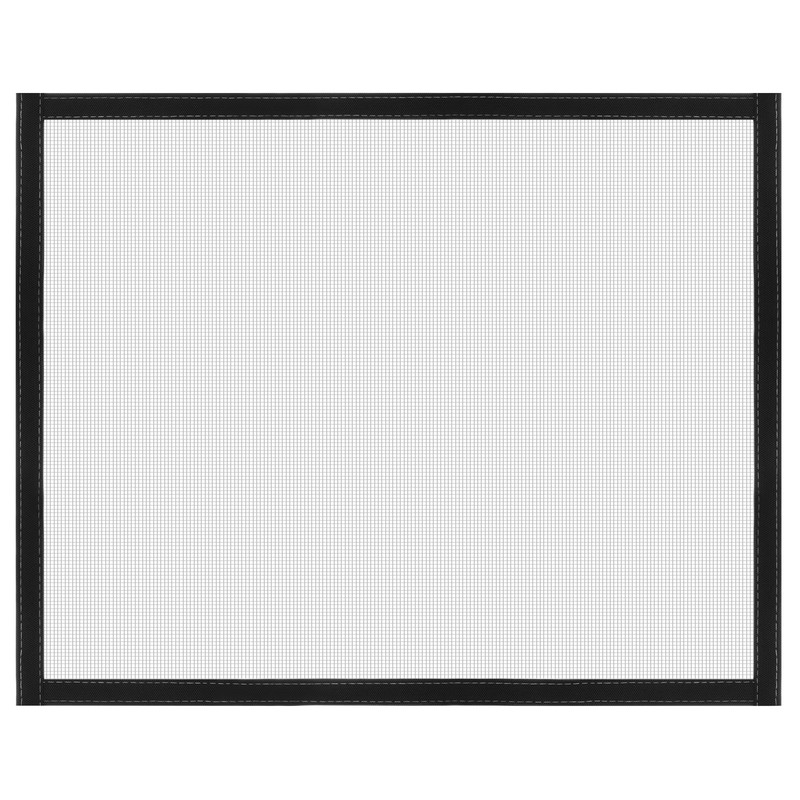 Window Screen Mesh 24″ x 31″ Fiberglass Net Mesh Grey Frame Hook and Loop