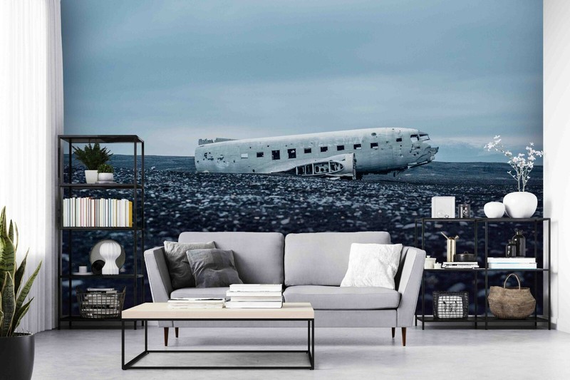 3D Wreckage Plane Wallpaper Wall Mural Removable Self-adhesive 365 gallery