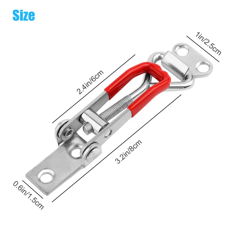 Steel Toggle Latch Catch Adjustable Lock Clamp Anti-rust Clip For Box Case lot gallery