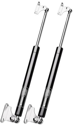 120lbs/534N Gas Struts Shocks for RV Bed with L-Type Mounts, 28 inch 120 lbs
