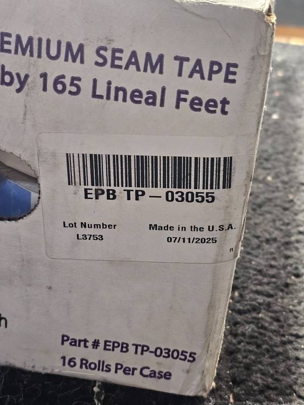 (QTY 16) Alpha Protech REX EPB TP-03055 3" x 165 Ft Hose Wrap Premium Seam Tape gallery