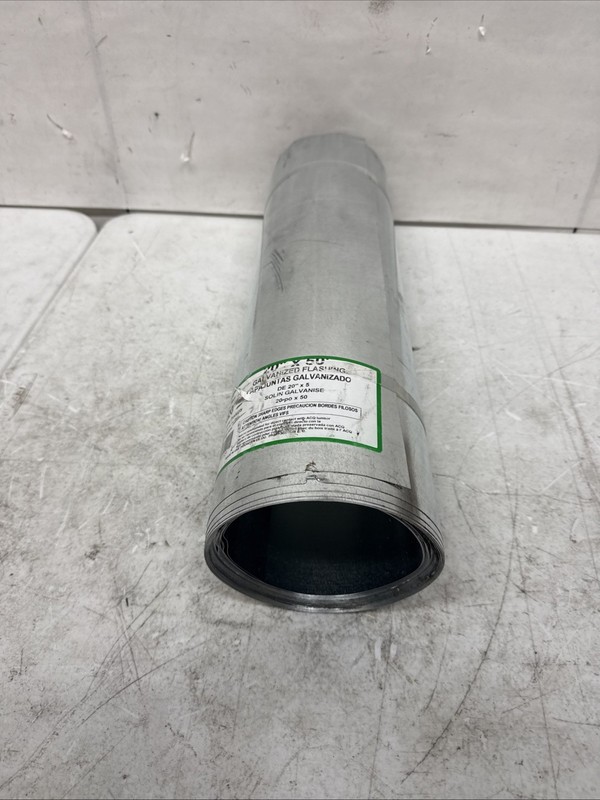 AS Galvanized Steel Roll Flashing 20 in X 50 ft Gray – AS80-50-20
