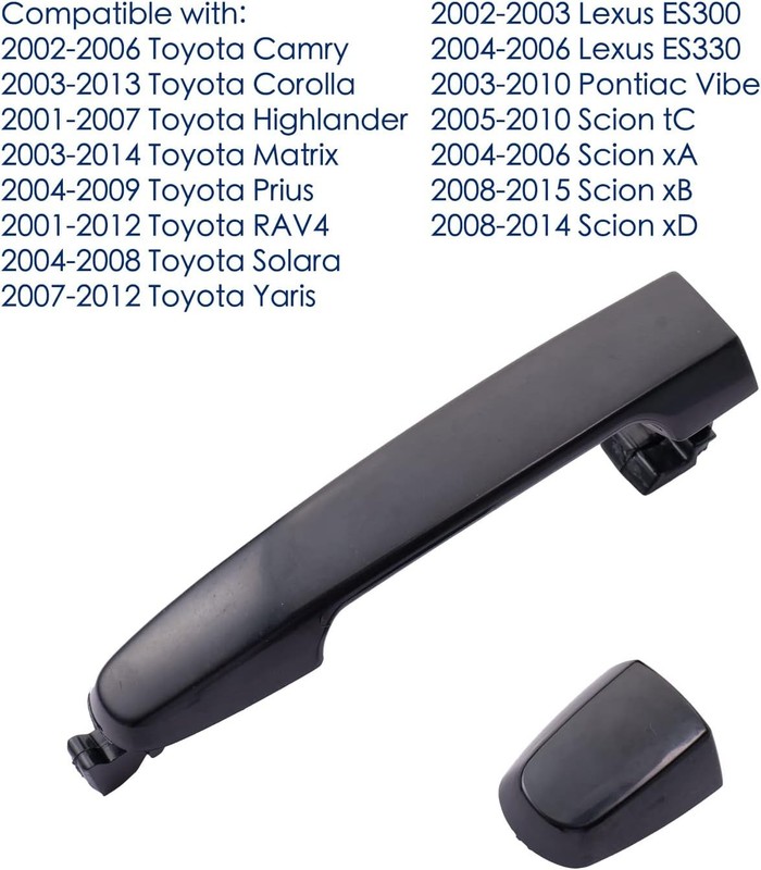 Rear Driver & Passenger Side Door Handle fo Size: 1 Pc Rear Left or Right Side gallery