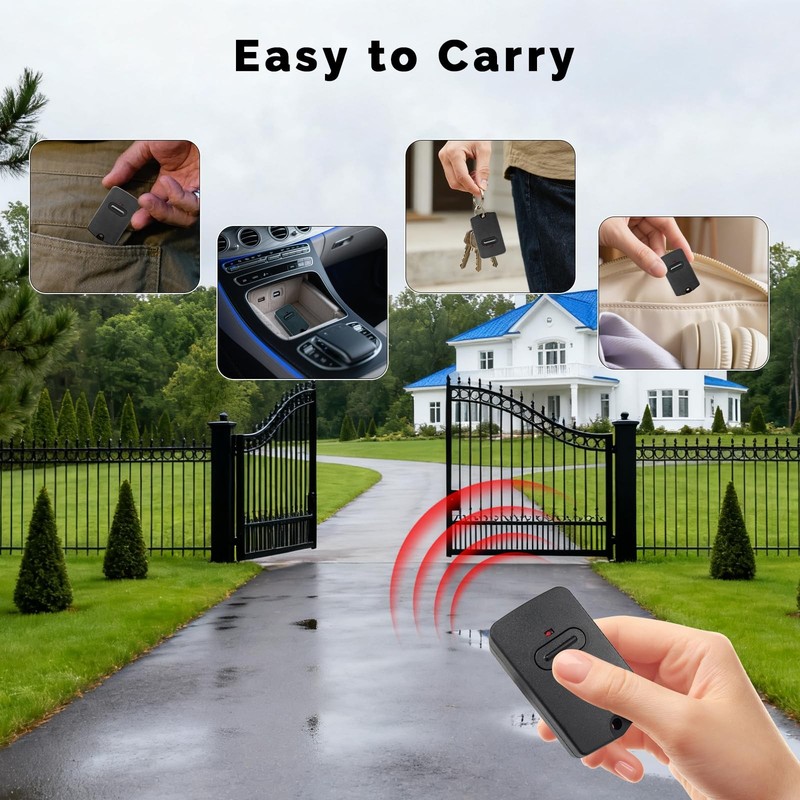 Gate Opener Remote Replacement GTO Mighty Mule FM135 RB741 2 Pack 318MHZ gallery