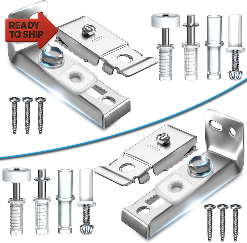 Bifold Door Hardware Kit, 2 Pack Repair Replacement Parts for Bi-Fold Door Slid