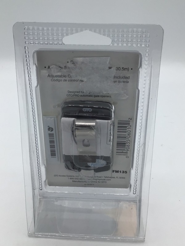 Mighty Mule Entry Transmitter Single Button Gate Opener Remote FM135 / Sealed gallery