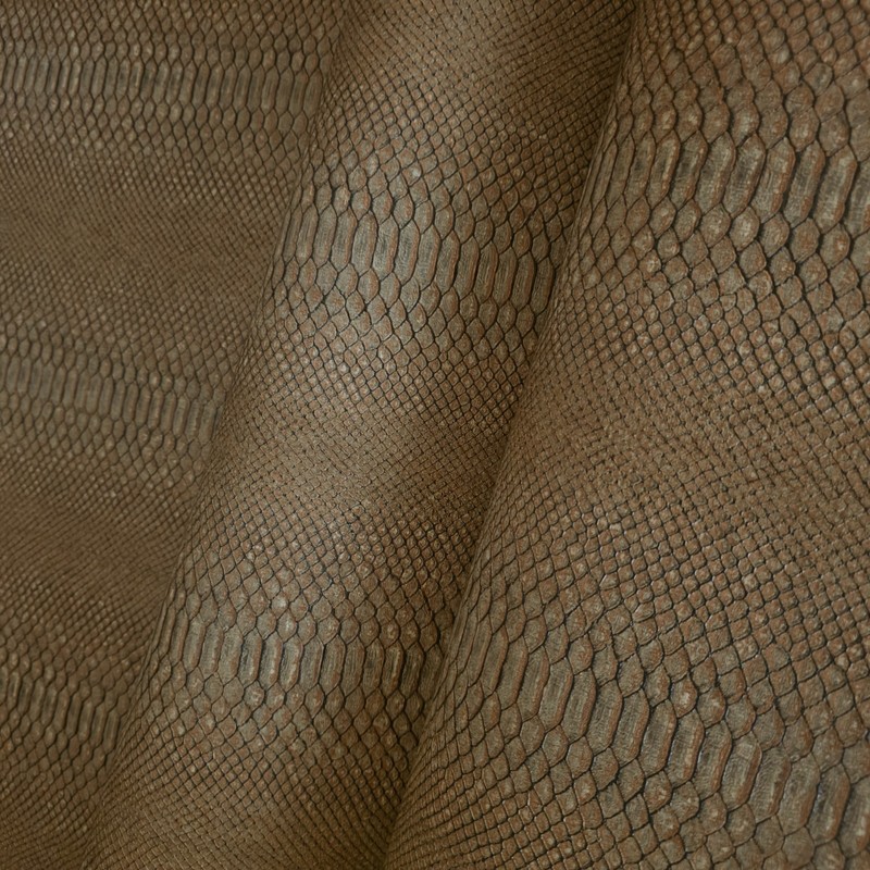 Mustard bronze olive brown faux python scale snake skin texture modern wallpaper gallery