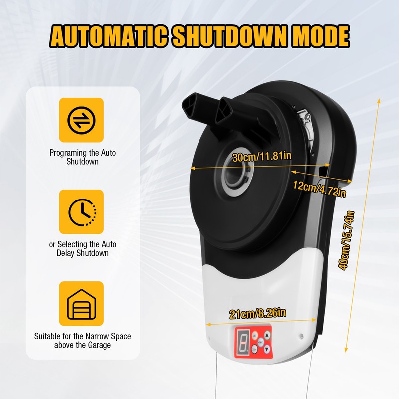 Remote Control Motor100W Automatic Garage Roll Up Roller Door Opener Motor