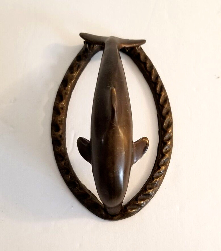 SPI Bronze Dolphin Door Knocker