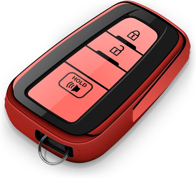 Key Fob Cover 3 Buttons car Key Case for 4Runner CHR Corolla Hatchback Prius RAV
