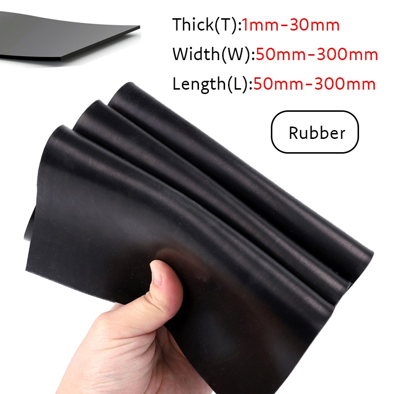 Rubber Sheets Non-slip Insulating Mat Shock Absorption Pad 50mm-300mm