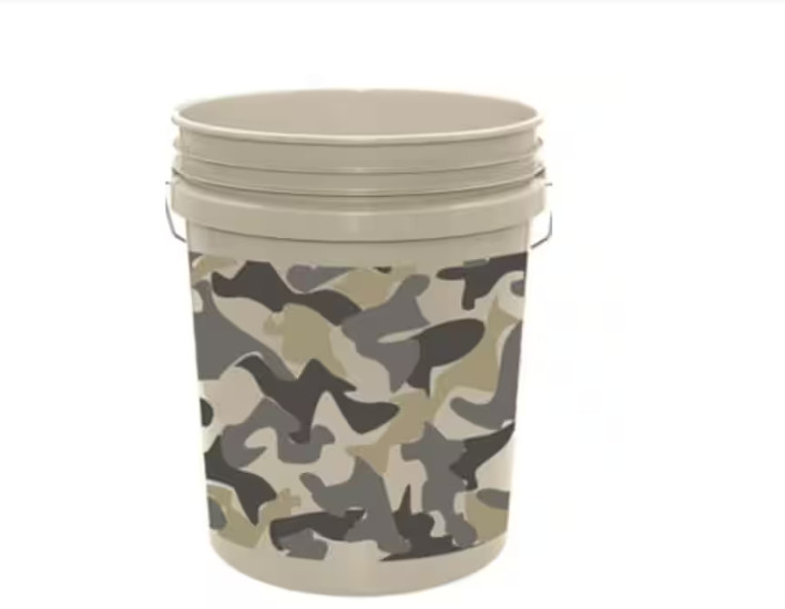 Tan Camo Bucket 5 Gal.
