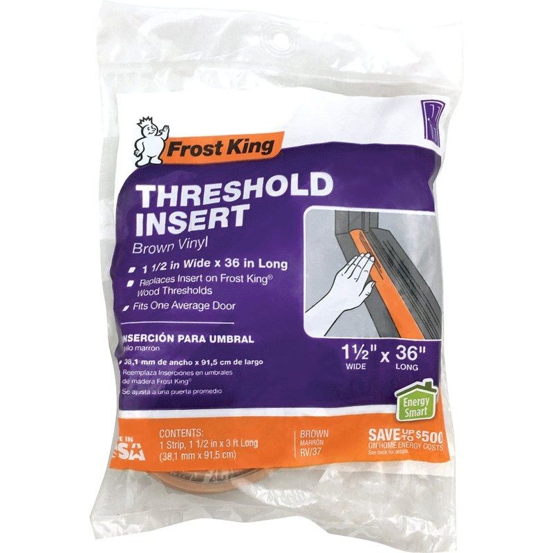 Frost King 1-1/2 In. x 36 In. Threshold Insert RV/37H Frost King RV/37H 1-1/2