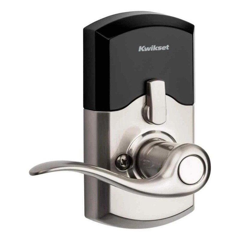 Kwikset SmartCode 917 Satin Nickel Keypad Electronic Single-Cylinder Tustin Door gallery