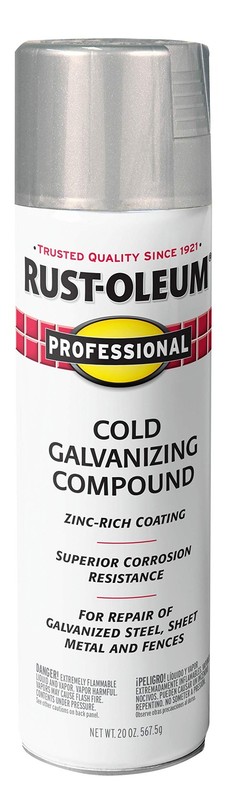 Rust Oleum Cold Galvanizing Compound Spray 20 Ounce Zinc Coating for Metal Fe…