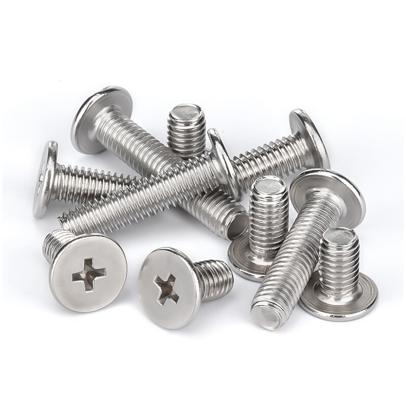 Flat Round Head Screws Phillips Machine Screw A2 Stainless Steel M1 M1.2 M1.4-M8 gallery