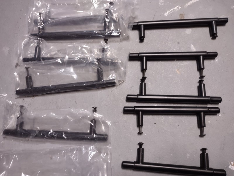 10 PCS High Quality Branded Black Cabinet handles, Accept Pickup