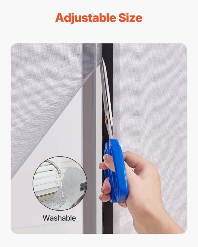 High Performance Fiberglass Screen 100ftx96in 18x16 Weave All Season Use gallery
