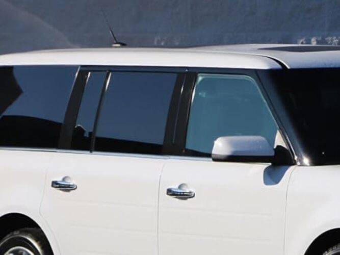 Pillar Post Window Trim Compatible with Ford Flex 2009-2019 - Gloss (Black) gallery