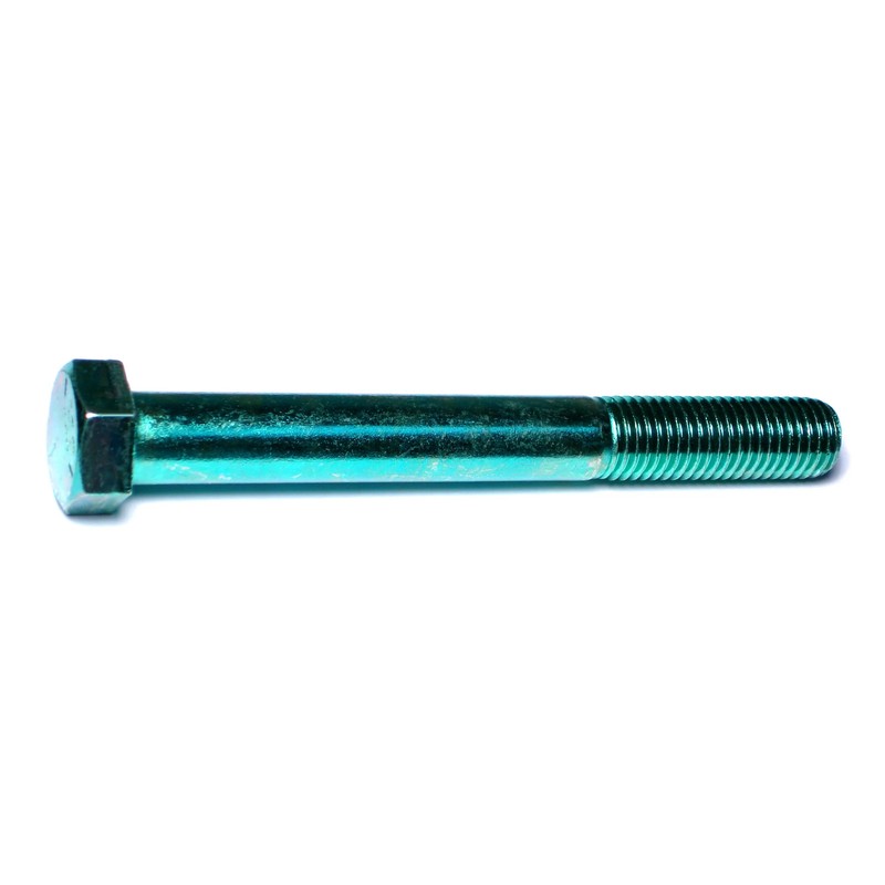 3/4″-10 x 6-1/2″ Green Rinsed Zinc Grade 5 Hex Cap Screws (12 pcs.)