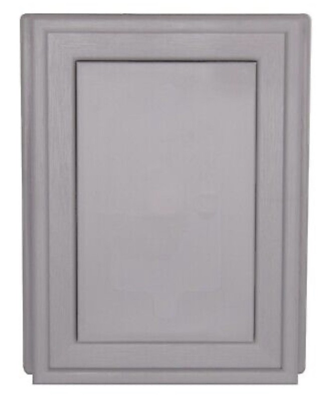 Ring Blink Doorbell 6” Mini Mount Master Graphite Gray 215 J-Block Vinyl Siding