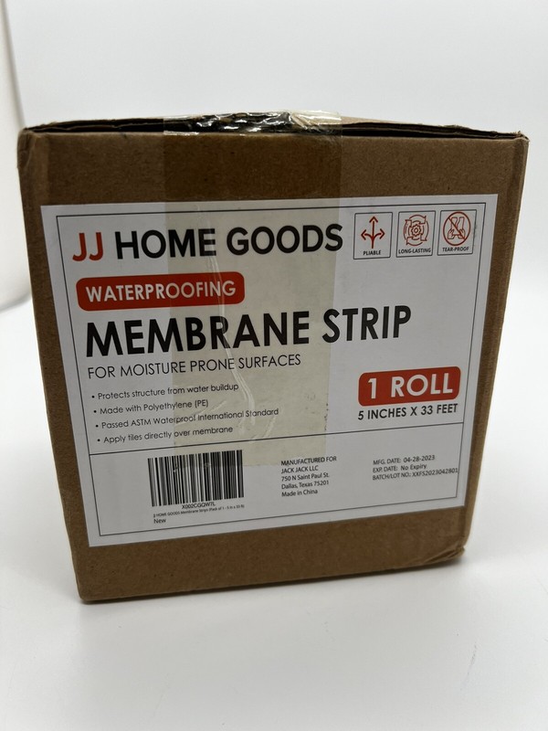 Waterproofing Membrane Strip 5" x 33' Flooring Underlayment JJ CARE Home Goods gallery