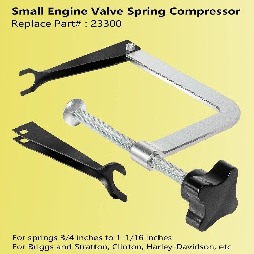 23300 Small Engine Valve Spring Compressor, Two Jaw Sizes - 23360 Large Jaw and gallery