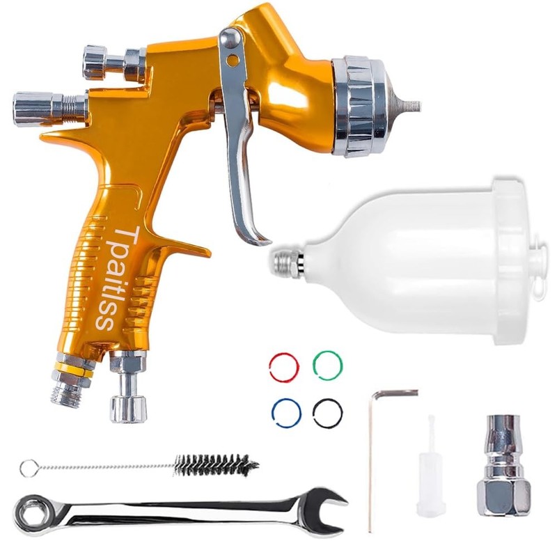 Auto Body Paint Spray Gun Kit Automotive air hvlp Spray Gun Car Paint Gun Gra…