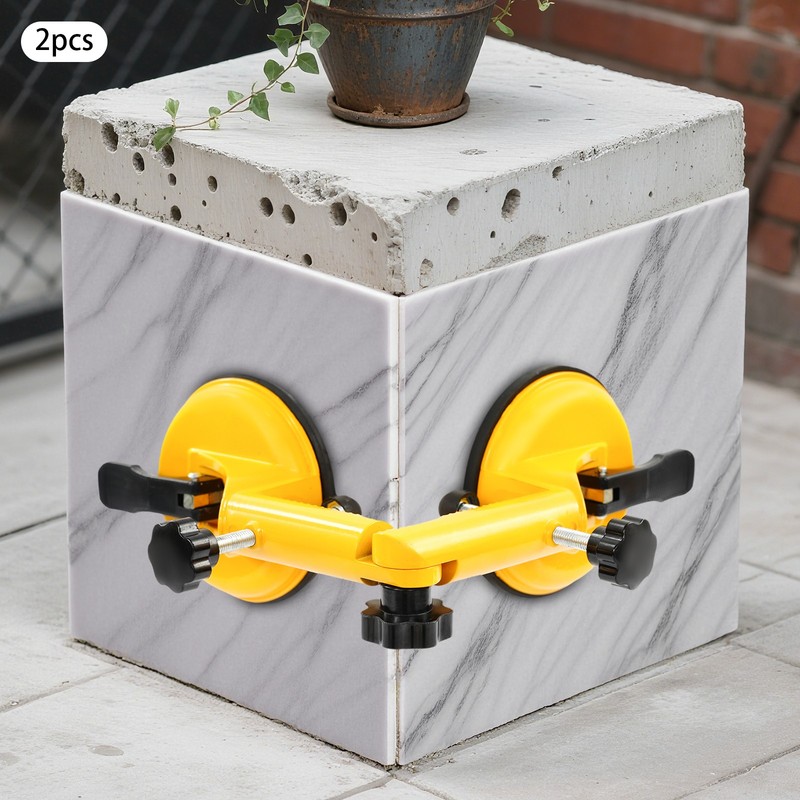 2* Granite Seam Setters Stone Marble Installation Tool with Vacuum Suction Cups