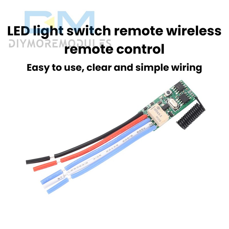 DC 3V-18V Mini Wireless Remote Control Switch LED Lights Controller DIY 433MHz gallery