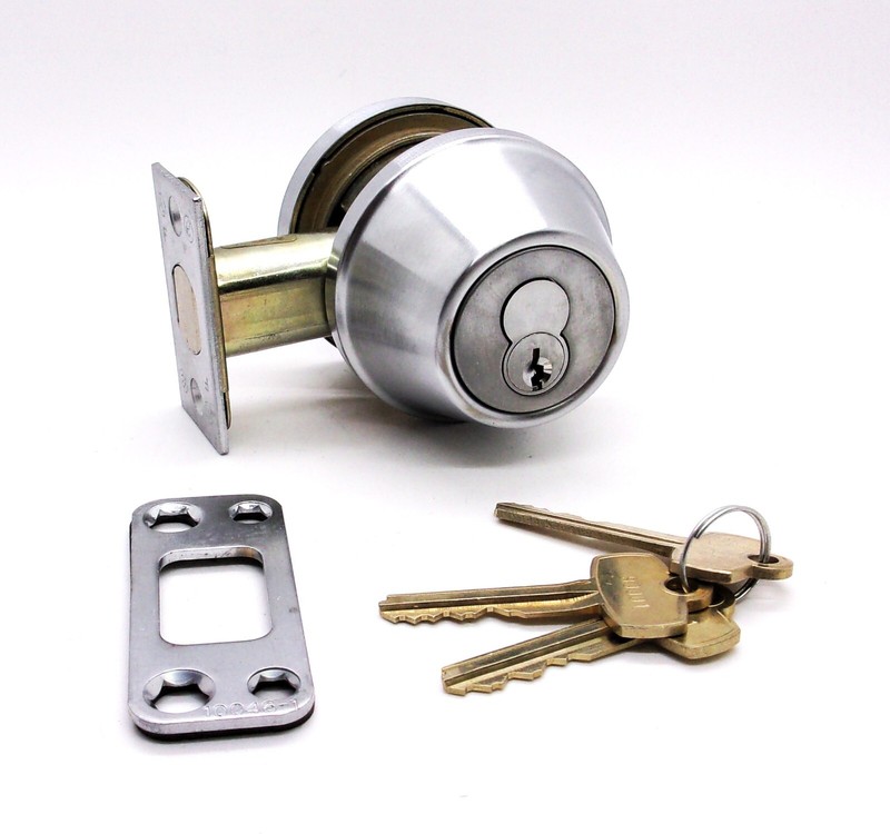 Shield Security 913414 Commercial Single Cylinder Deadbolt, Grade 2