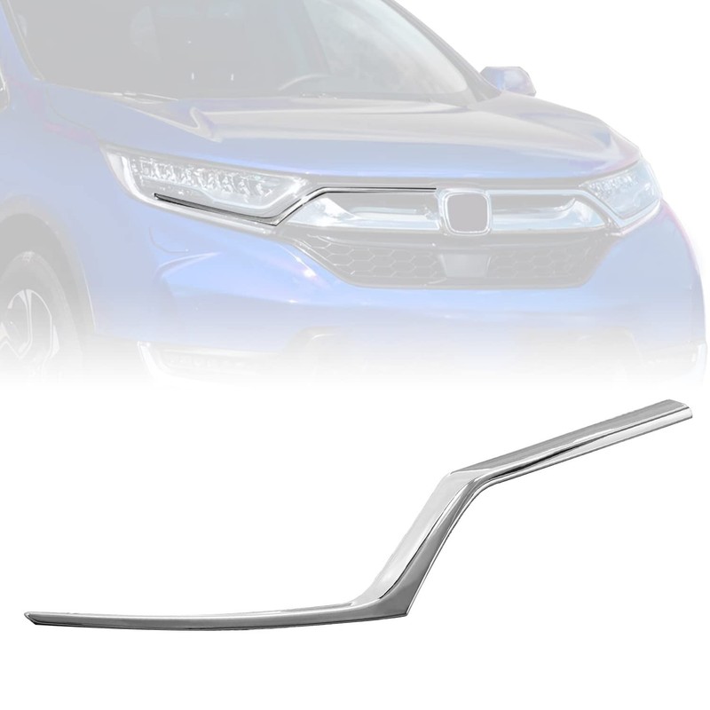 HECASAA Honda CR-V 2017-2019 Headlight Molding Front Bumper Cover Trim Fascia