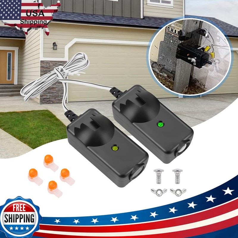 Universal 41A5034 Sensor For Craftsman Chamberlain Liftmaster Garage Door Bracke gallery