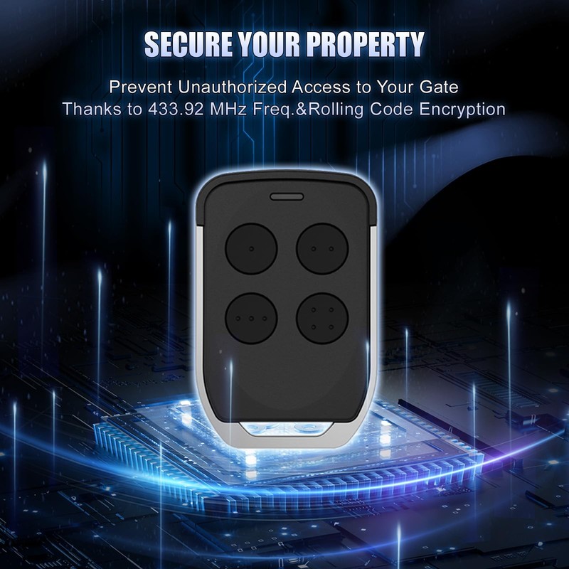 Gate Opener Remote Control Transmitter for & JUJIANG Automatic Gate Opener Ha... gallery
