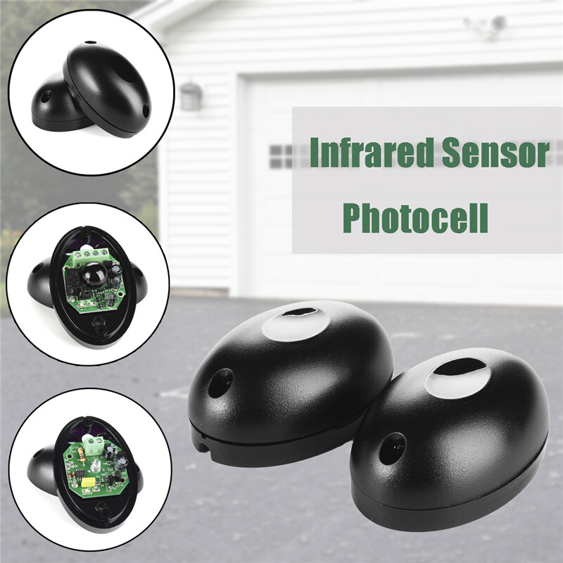 Photocell Sensor Beam for Sliding Gate Opener Infrared Safety Photo cell 12/24V gallery