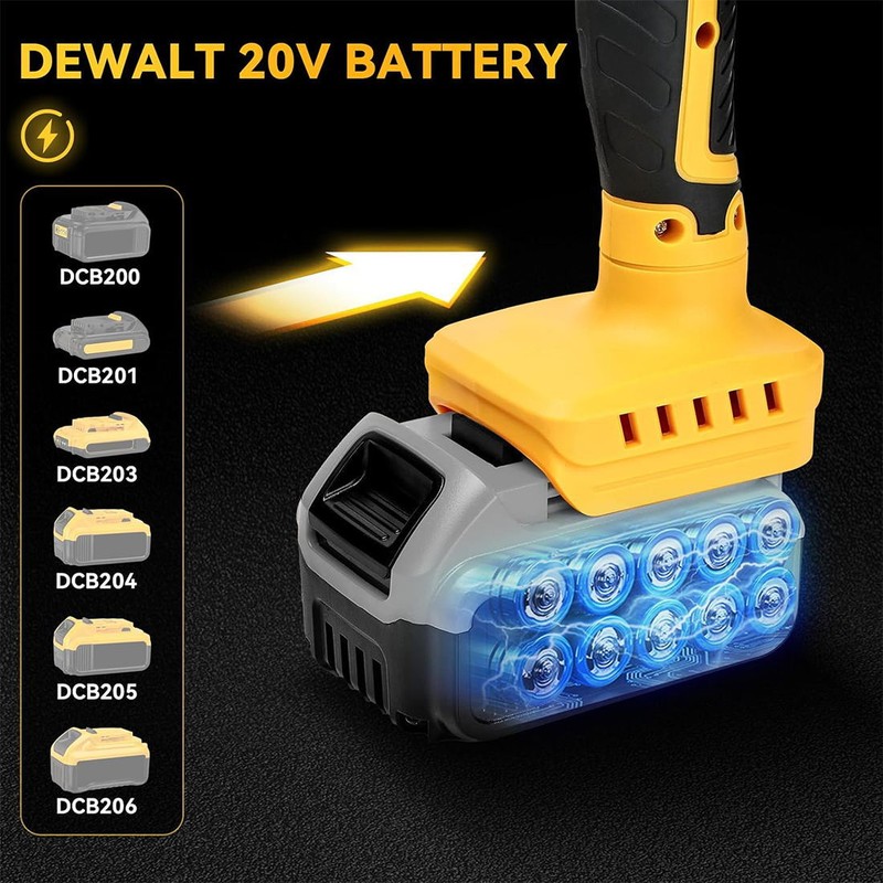 Tile Vibration Leveling Machine for Dewalt 20V Battery , with 8 Adjustable Speed gallery