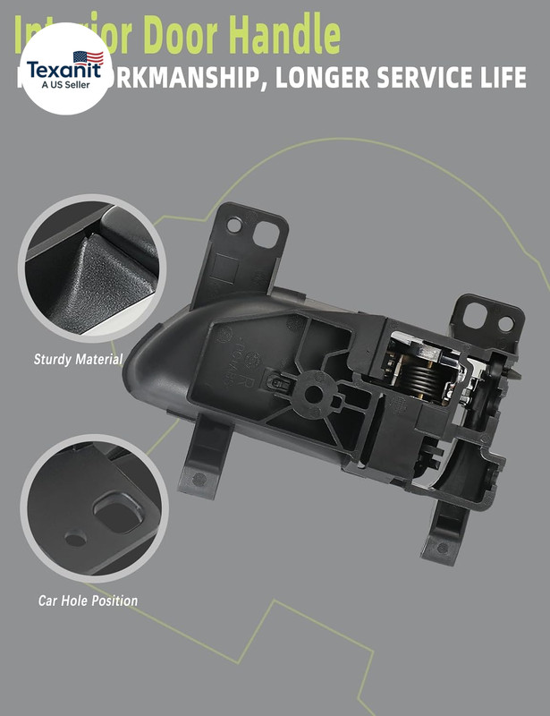 Interior Door Handle Front or Rear Right Passenger Side Compatible with Subaru 2 gallery