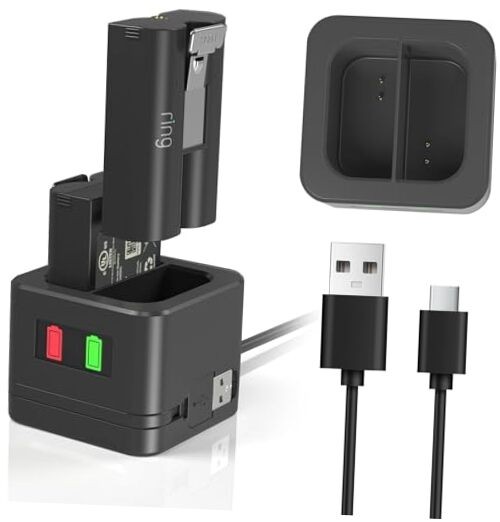 Charger Station for Ring Battery, Charger Dock for Replacement Battery