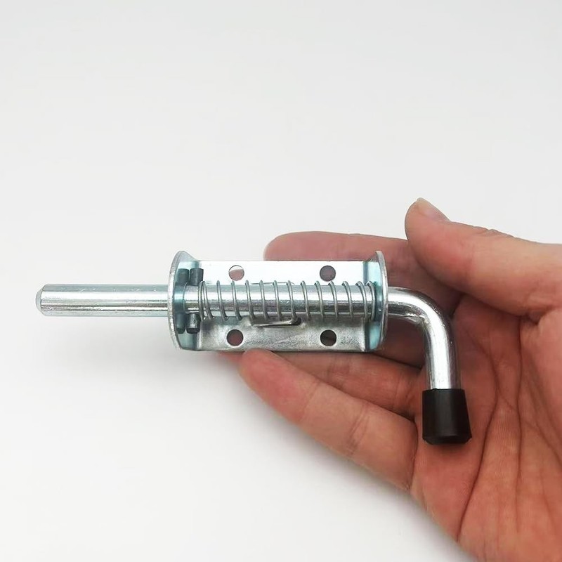 Spring Loaded Latch Bolt Gate Pin Car Side Lock Suitable For Doors 1 PCS gallery