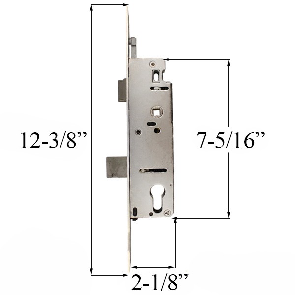 Hoppe Single Point Mortise Lock With 22mm Faceplate 1" Deadbolt Throw gallery