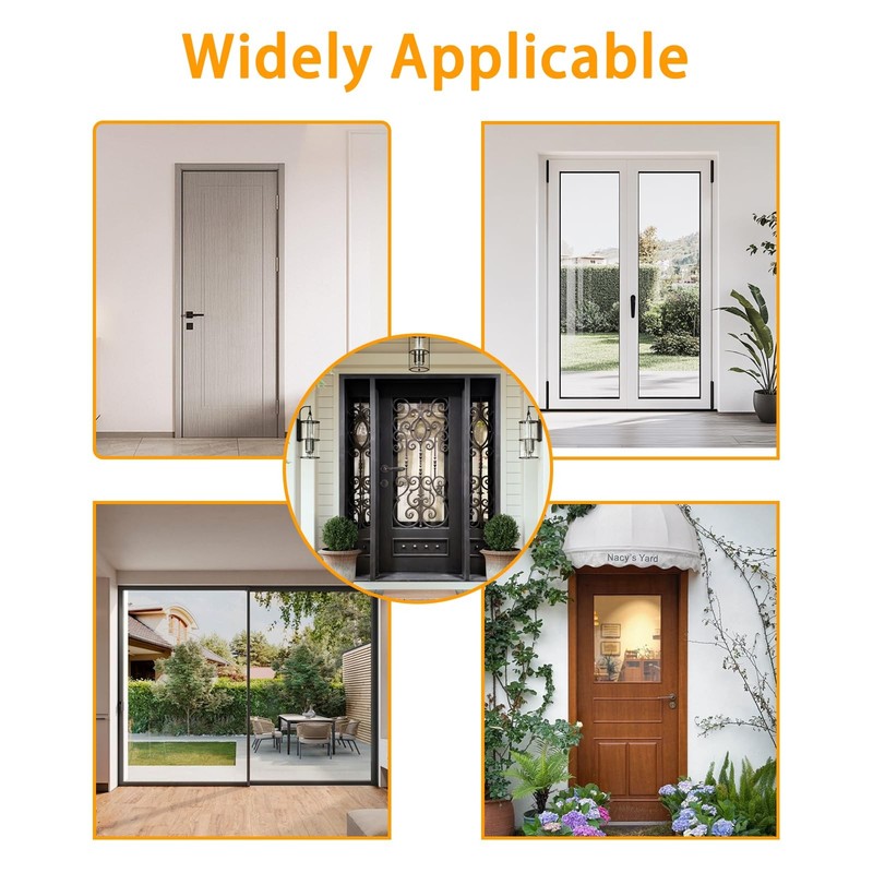 Magnetic Screen Door Self Sealing Insect-Proof Fit for Screen Door 39"x82" Ea... gallery