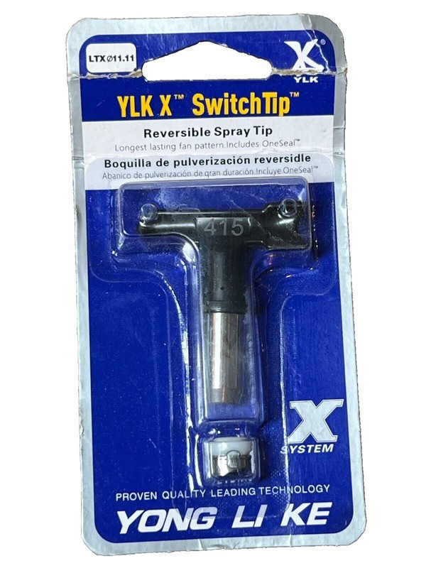 Reversible Spray Tip 415 X System LTX 11.11 Yong Li Ke YLK X SwitchTip NEW NIB