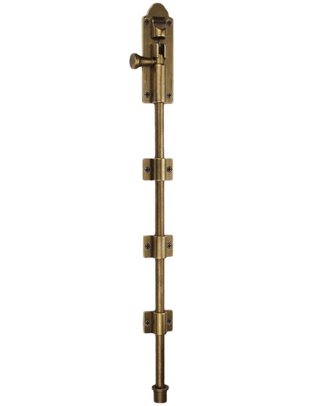 16 In Extra Long Heavy Duty Solid Cast Copper Cane Drop Bolt Garage Gate