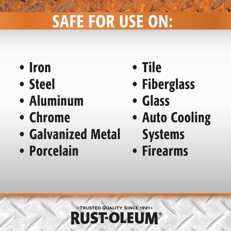 Rust Oleum Rust Dissolver Bath 128 Fl Oz Easy No Scrubbing Removes Rust Fast gallery
