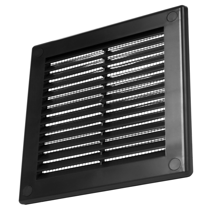Vent Systems 8 X 8 Inch Opening Dimensions - Pack Of 2 - Plastic Black Soffit gallery