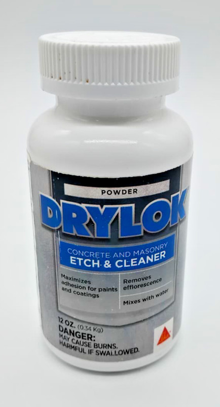 Drylok Concrete and Masonry Etch & Cleaner Powder 12 oz Surface Prep