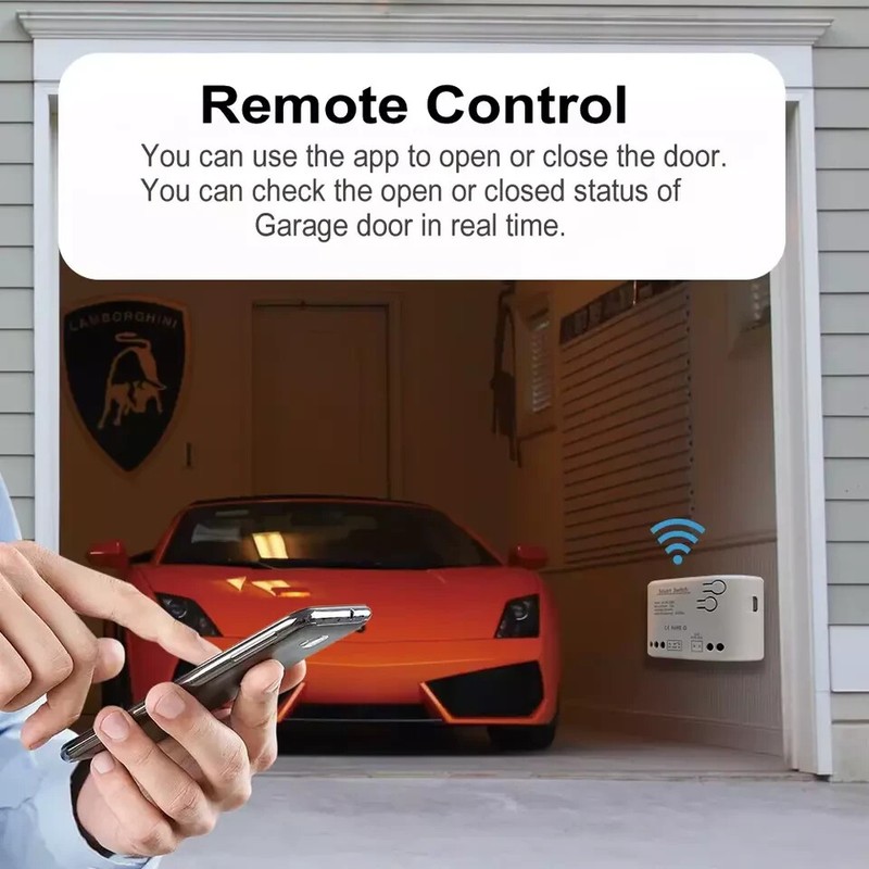 Ewelink WIFI Garage Door Opener Controller Smart Switch on off Relay Module Gate gallery