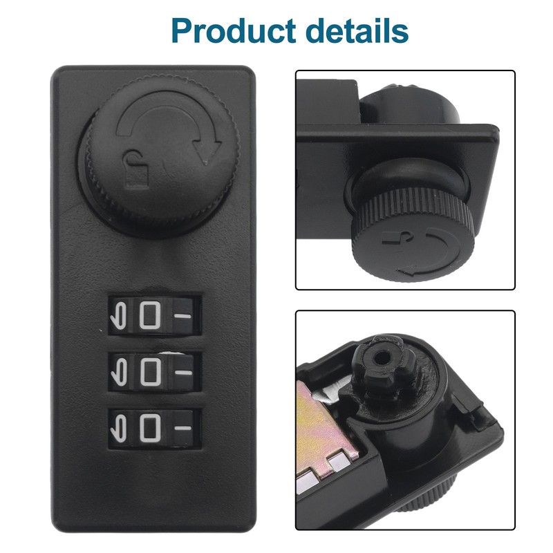 3 Digit Combination Password Drawer Lock Office Cabinet LocksSecurity Lockset gallery