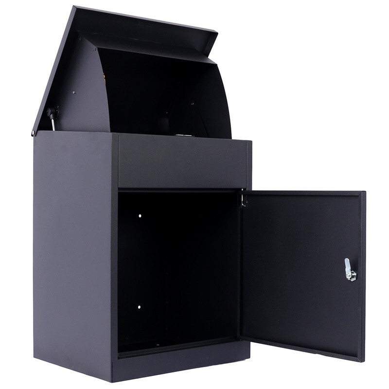 Package Delivery Box for Outside Galvanized Steel Extra Large Mailbox Lockable