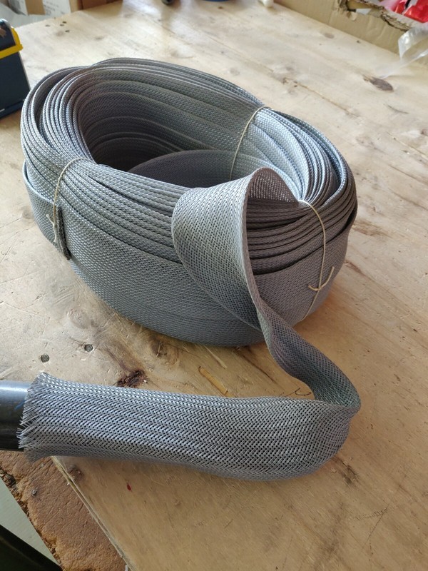 BALCONI PERFORMANCE 50mt Sheath Braided IN Polyester 1 3/16in/1 31/32in Grey gallery